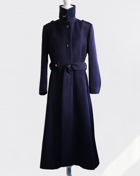 Serene Dual-Neck Coat NAVY
