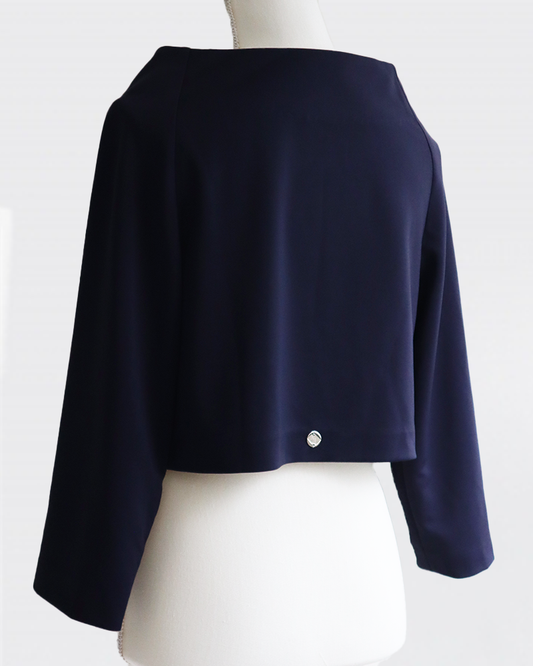 Sculpted Collar Jacket