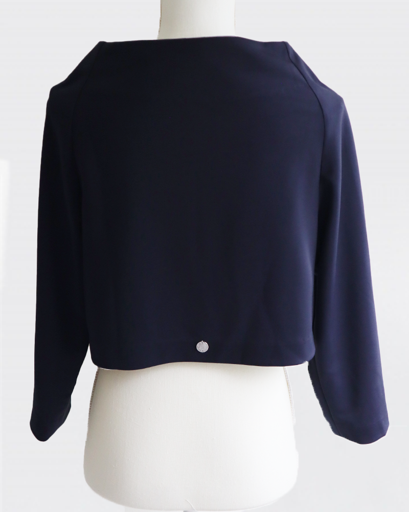 Sculpted Collar Jacket