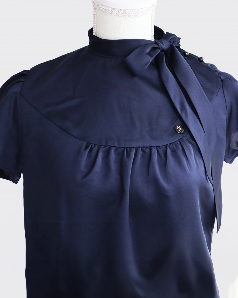 Silky Ribbon Blouse