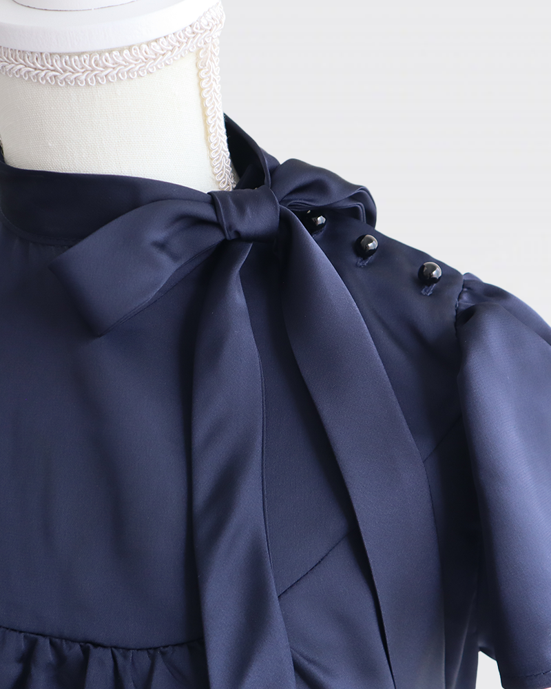 Silky Ribbon Blouse