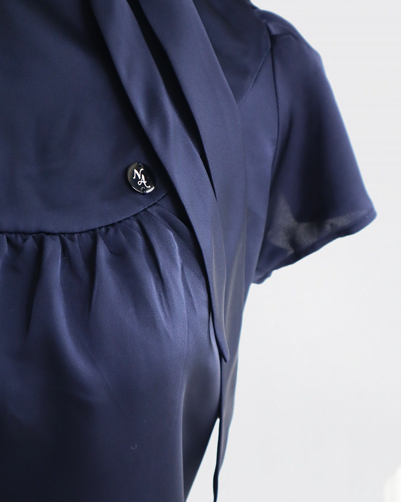 Silky Ribbon Blouse