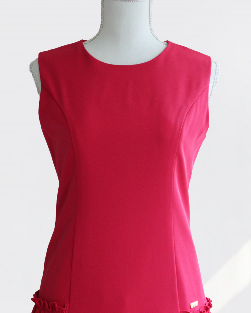 Lufty Dress Double RedPink