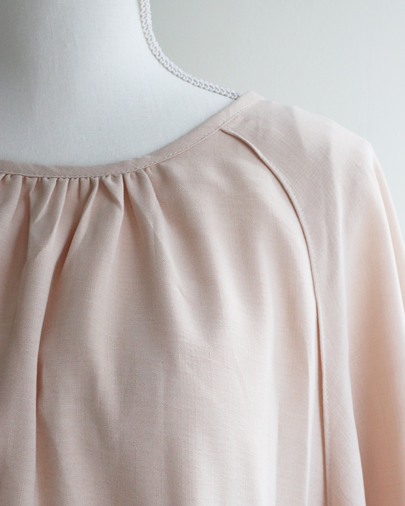 Graceful Cape Blouse