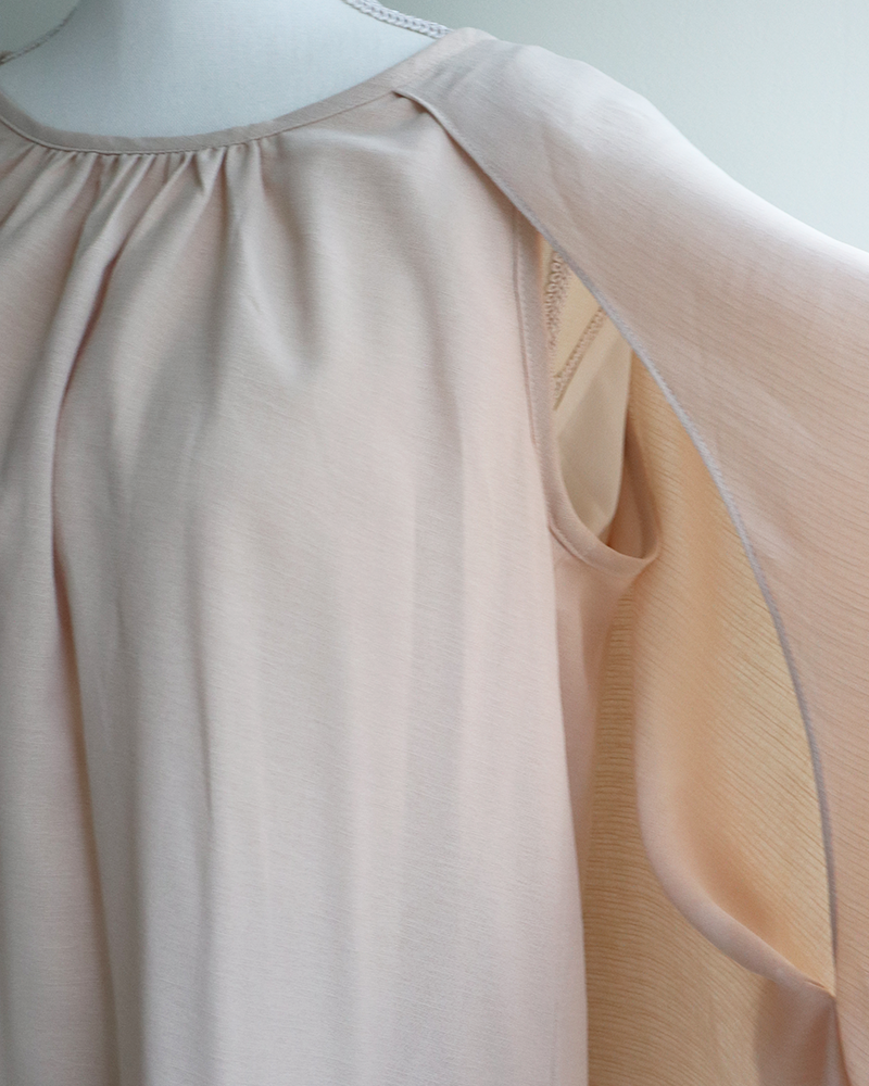 Graceful Cape Blouse