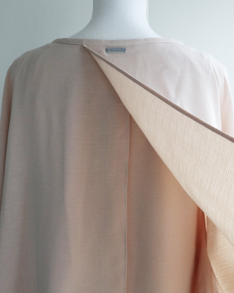 Graceful Cape Blouse