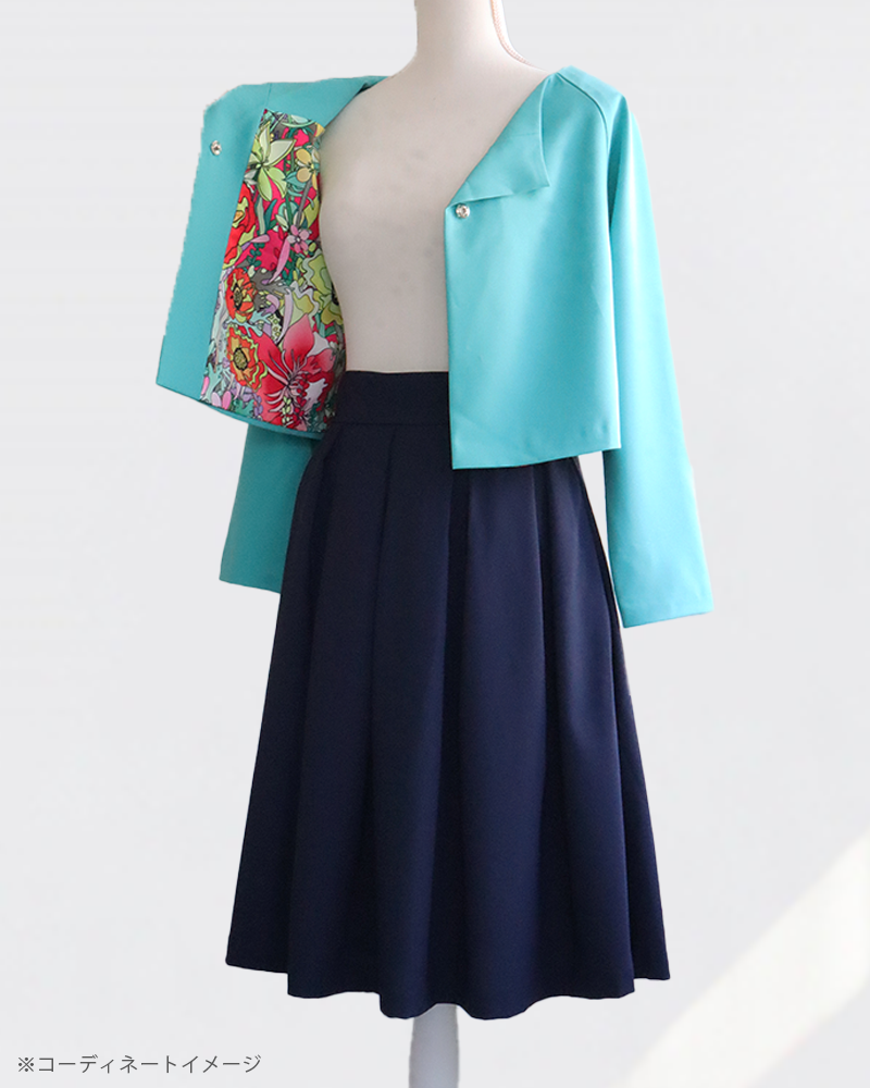 Swing Tuck Skirt NAVY