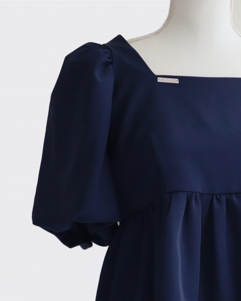 Volume Sleeve Peplum