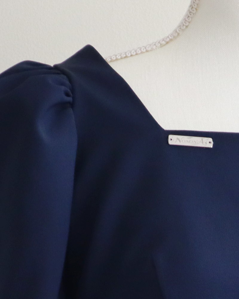 Volume Sleeve Peplum