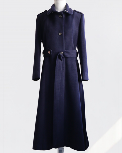 Serene Dual-Neck Coat NAVY