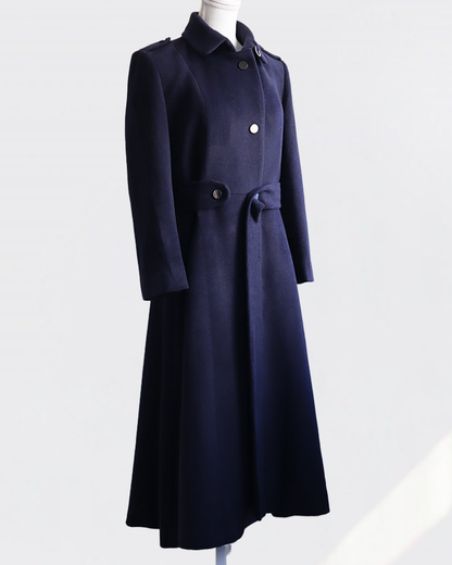Serene Dual-Neck Coat NAVY