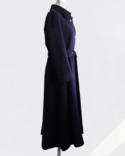 Serene Dual-Neck Coat NAVY