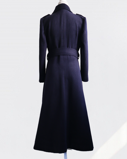 Serene Dual-Neck Coat NAVY