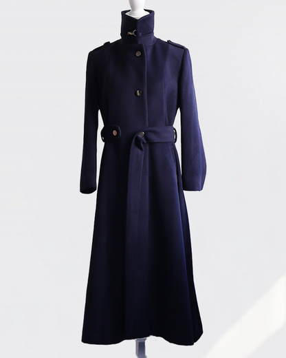Serene Dual-Neck Coat NAVY