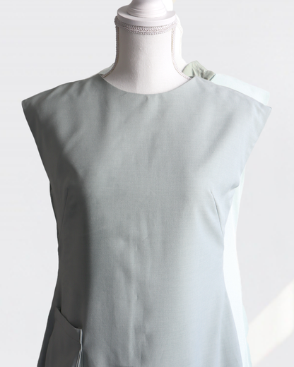 Petal Flare Dress SAGE MINT– Sleeveless