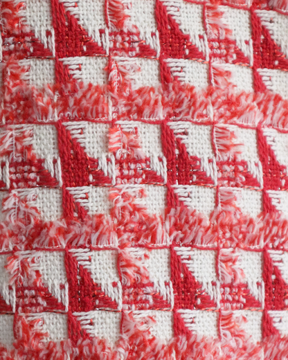 Art Crop Jacket RED MIX