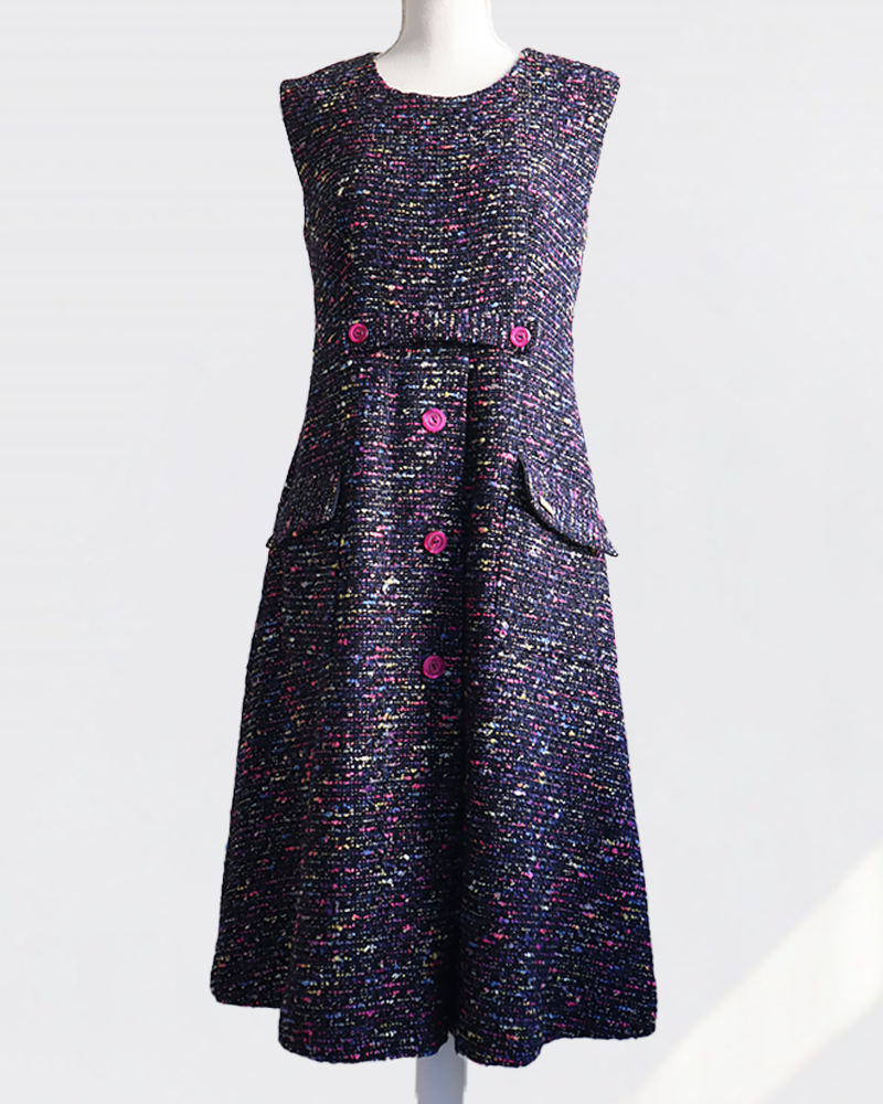 Muse Tweed Flare Dress