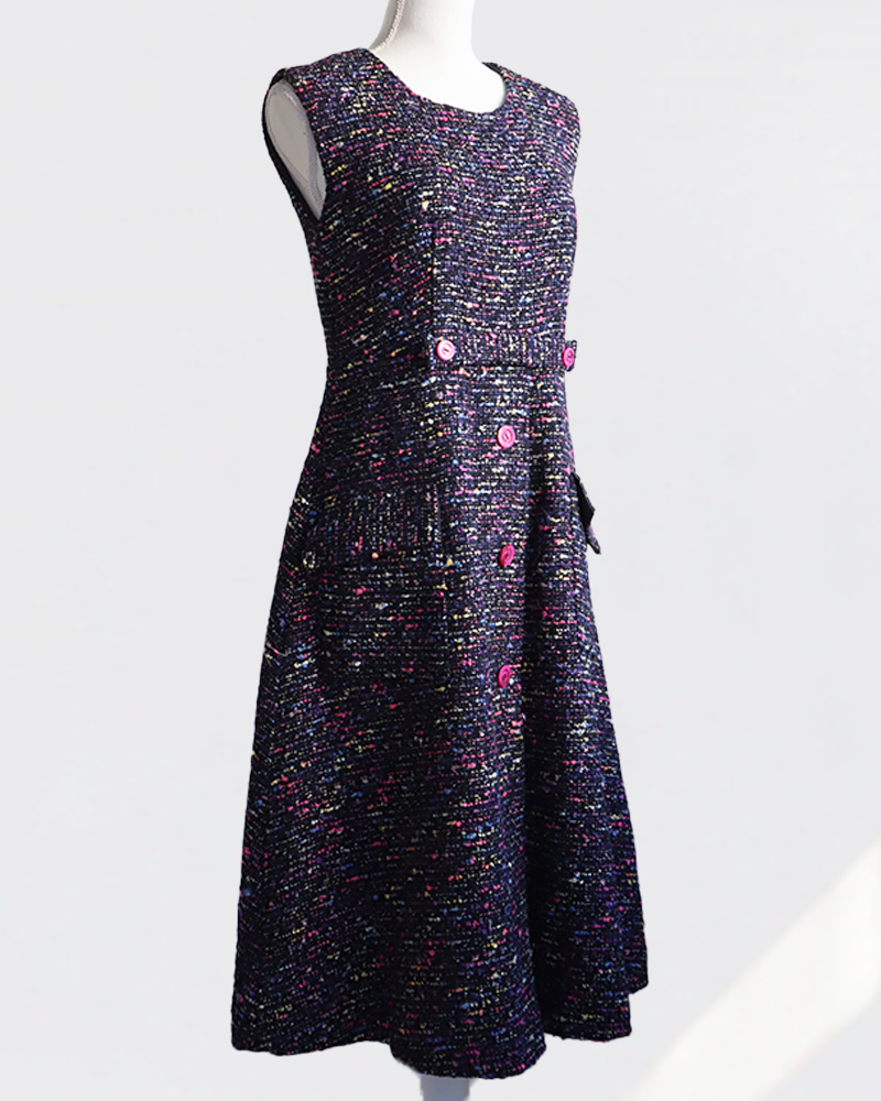 Muse Tweed Flare Dress