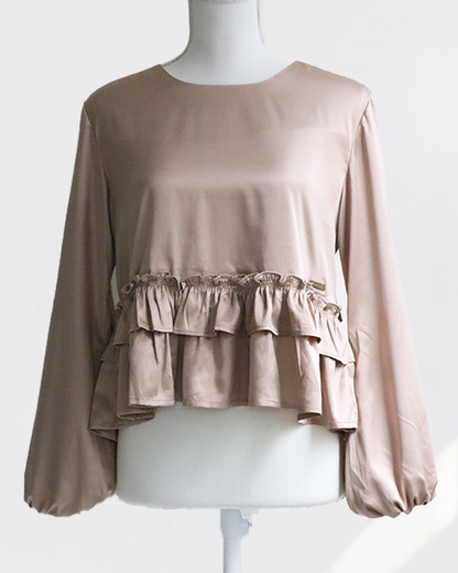 Lustre Frill Blouse