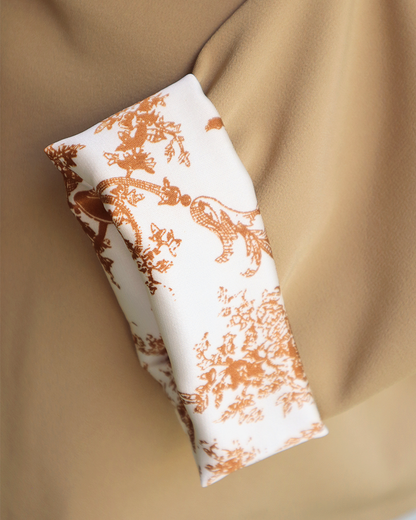 Sculpted Collar Jacket AMBER BROWN