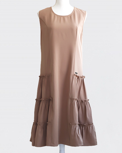 Lufty Dress AMBER BROWN
