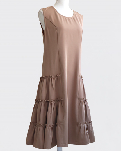 Lufty Dress AMBER BROWN