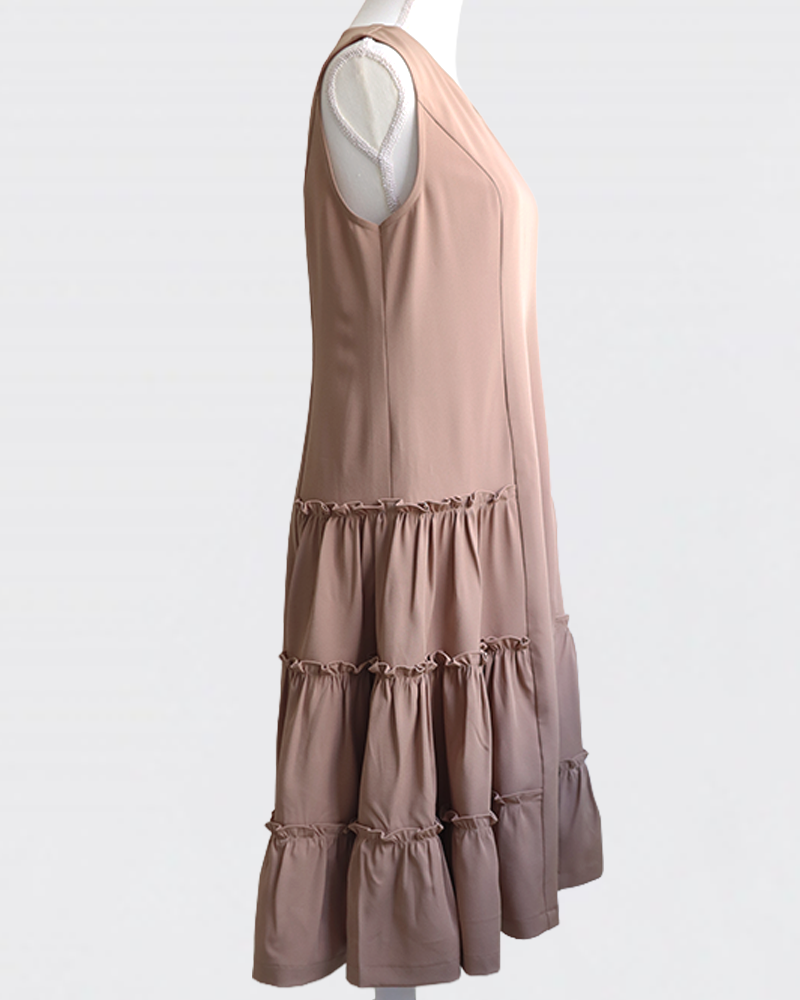 Lufty Dress AMBER BROWN