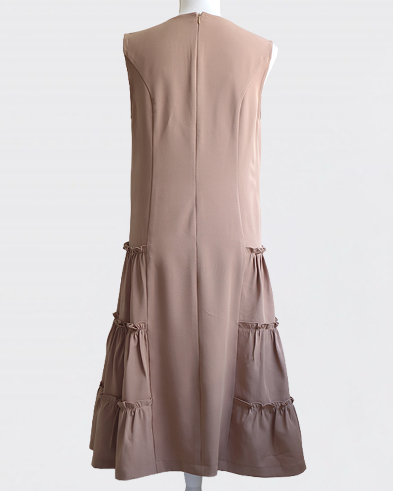 Lufty Dress AMBER BROWN