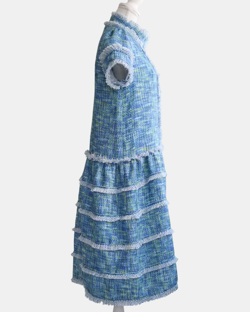 Cherie Tier Dress MIST BLUE