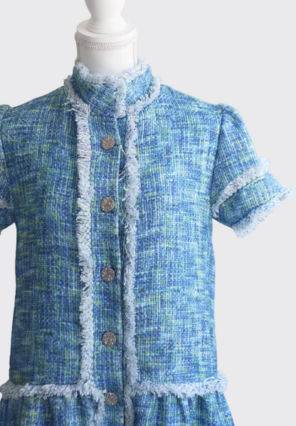 Cherie Tier Dress MIST BLUE