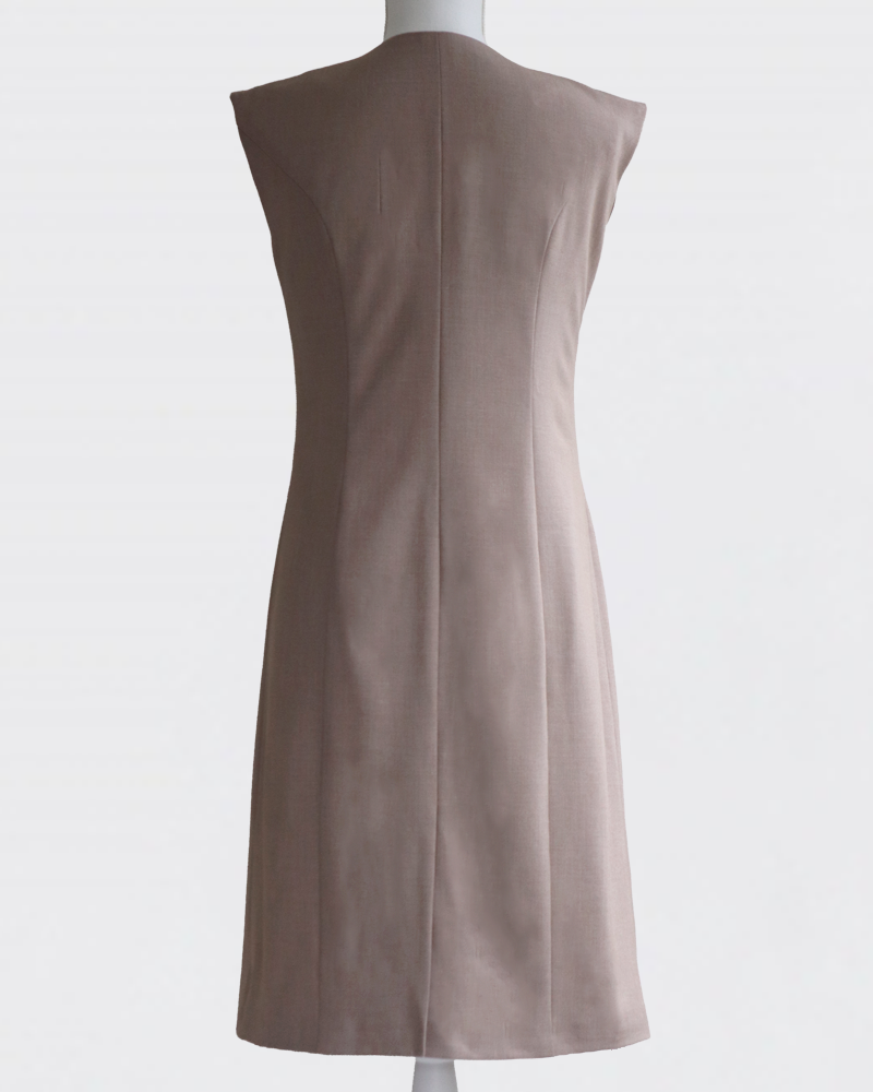 Nocolla Long Gilet BEIGE