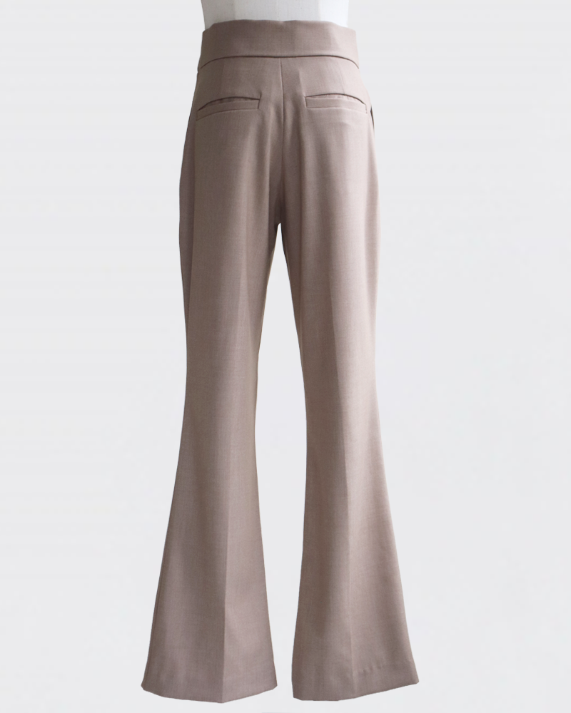 G-ring Flare Pants BEIIGE