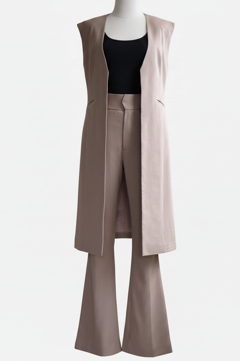 G-ring Flare Pants BEIIGE