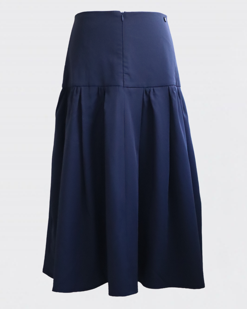 Arc Smock Skirt NAVY