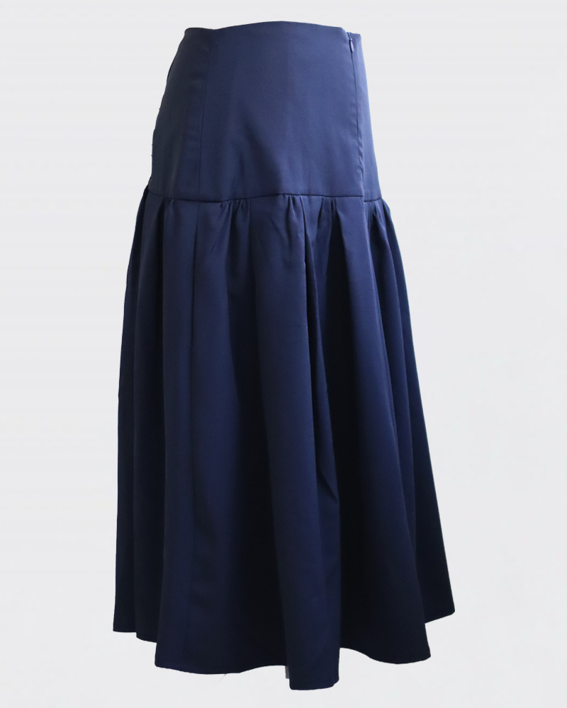 Arc Smock Skirt NAVY
