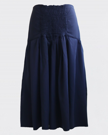 Arc Smock Skirt NAVY