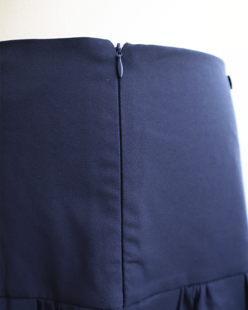 Arc Smock Skirt NAVY