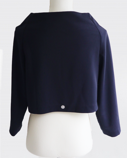 Sculpted Collar Jacket