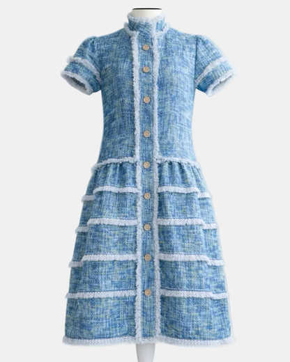 Cherie Tier Dress MIST BLUE