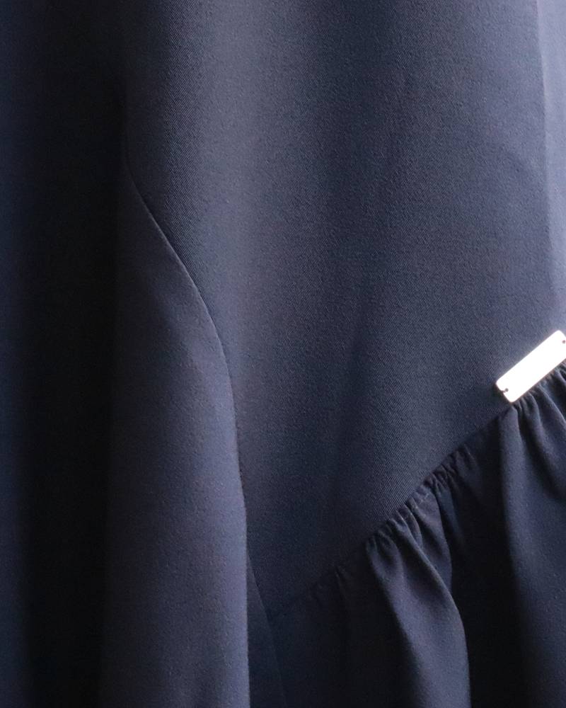 Cross Flare Dress NAVY