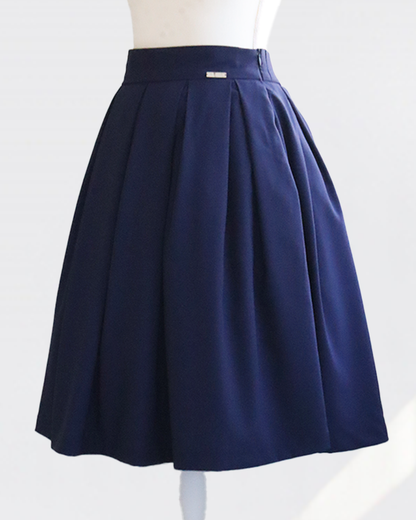 Swing Tuck Skirt NAVY