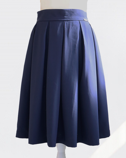 Swing Tuck Skirt NAVY